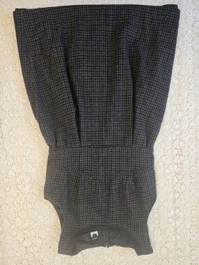 J. Crew Mini Dress in Navy and Charcoal Houndstooth